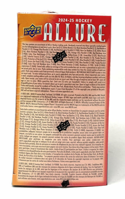 Upper Deck Allure Hockey 2024-2025 Blaster Box