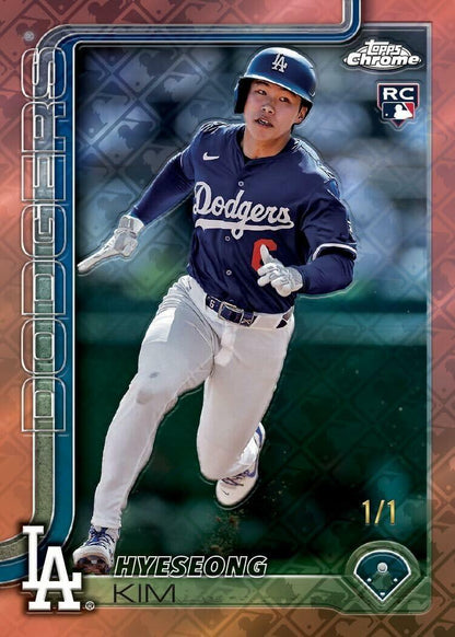 2025 Topps Chrome Baseball Logofractor Edition Box