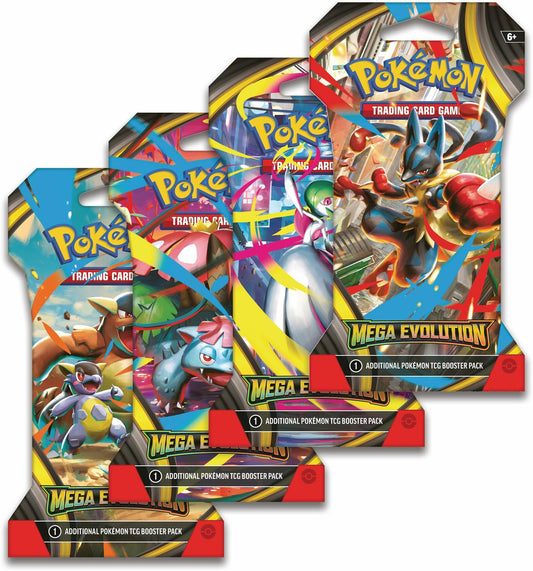 Pokemon TCG: Mega Evolution Sleeved Booster Pack - 10 Cards