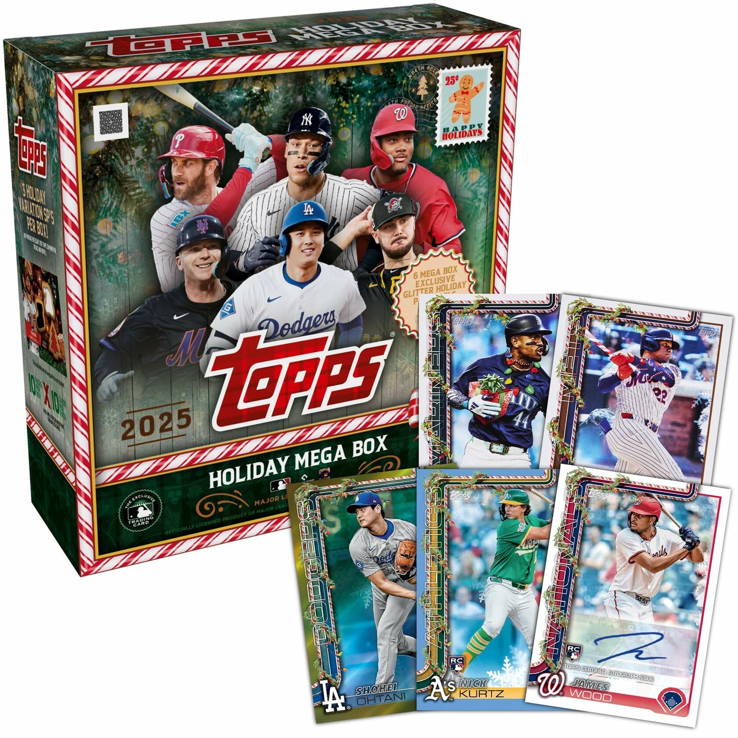 2025 Topps Holiday Baseball - Factory Sealed - Mega Box