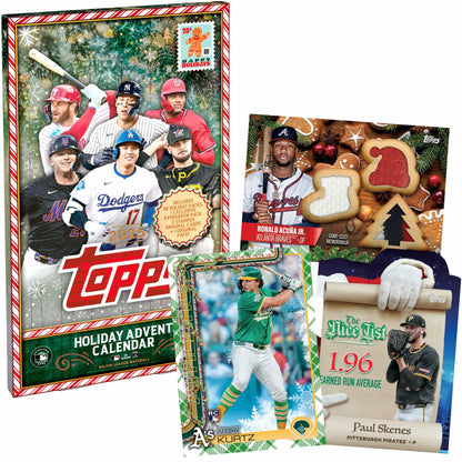 2025 Topps Holiday Baseball - Factory Sealed - Advent Calendar