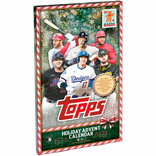 2025 Topps Holiday Baseball - Factory Sealed - Advent Calendar