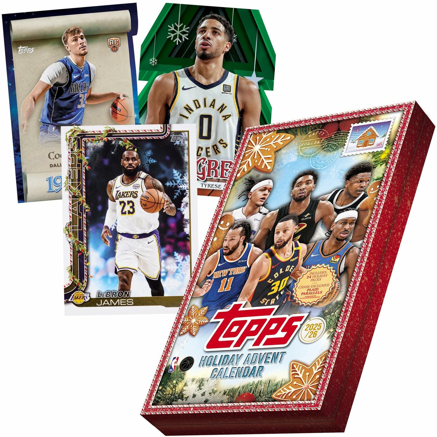 2025 Topps Holiday Basketball - Factory Sealed - Advent Calendar