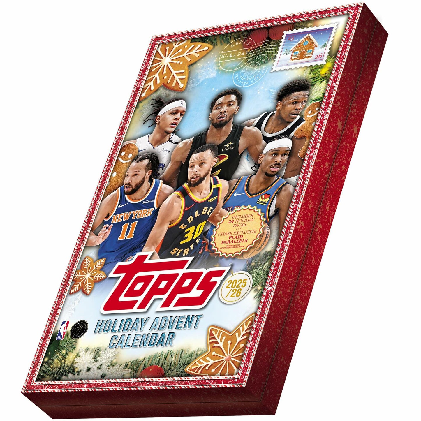2025 Topps Holiday Basketball - Factory Sealed - Advent Calendar