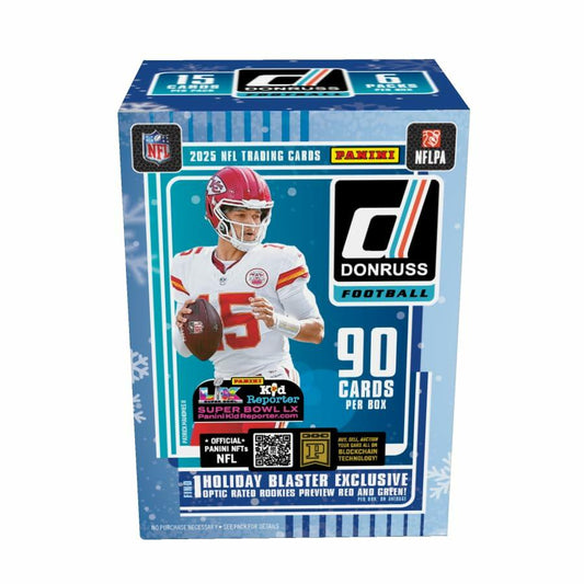 2025 Panini Donruss Football Holiday Trading Cards Blaster Box