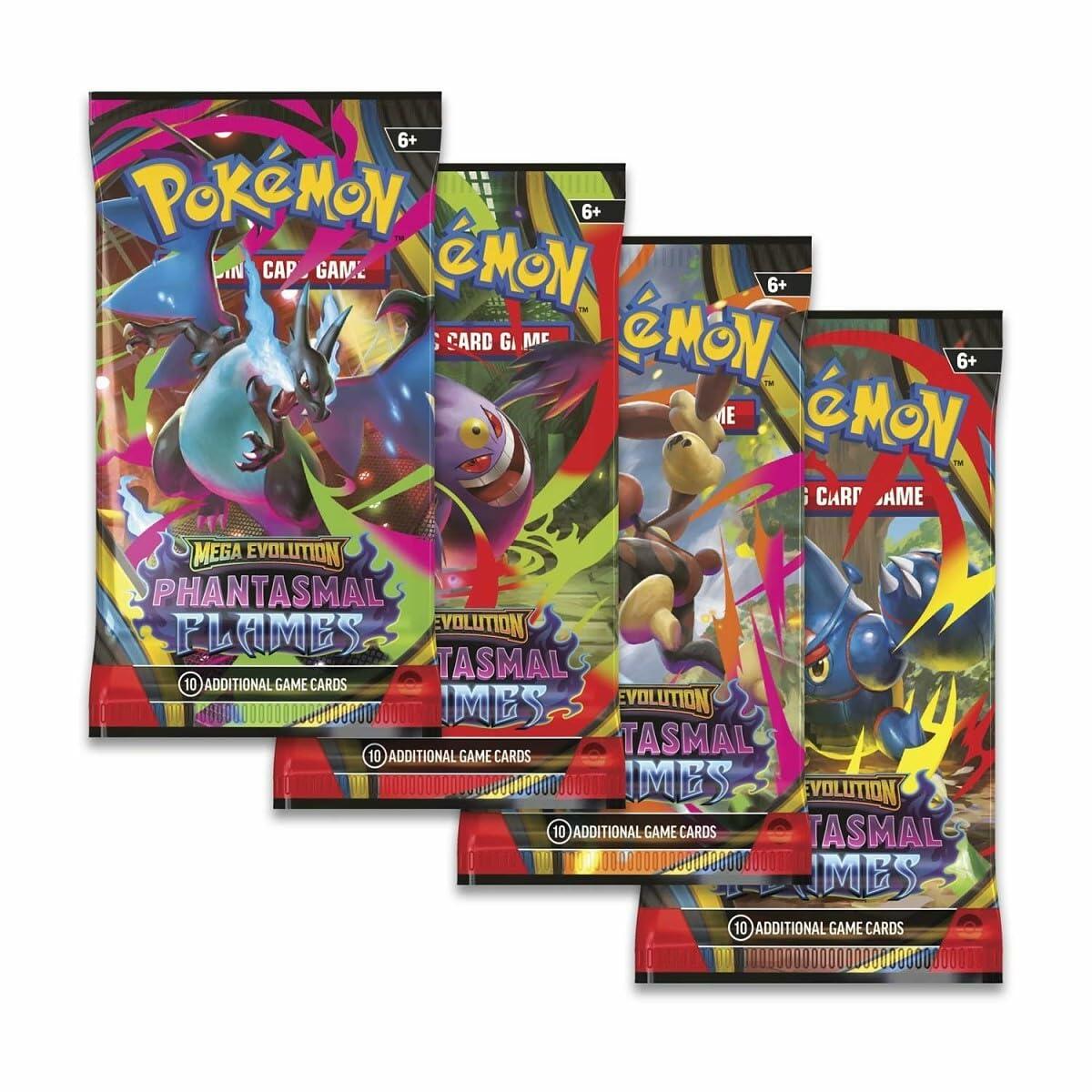Pokémon TCG: Mega Evolution - Phantasmal Flames Booster Pack (10 Cards)
