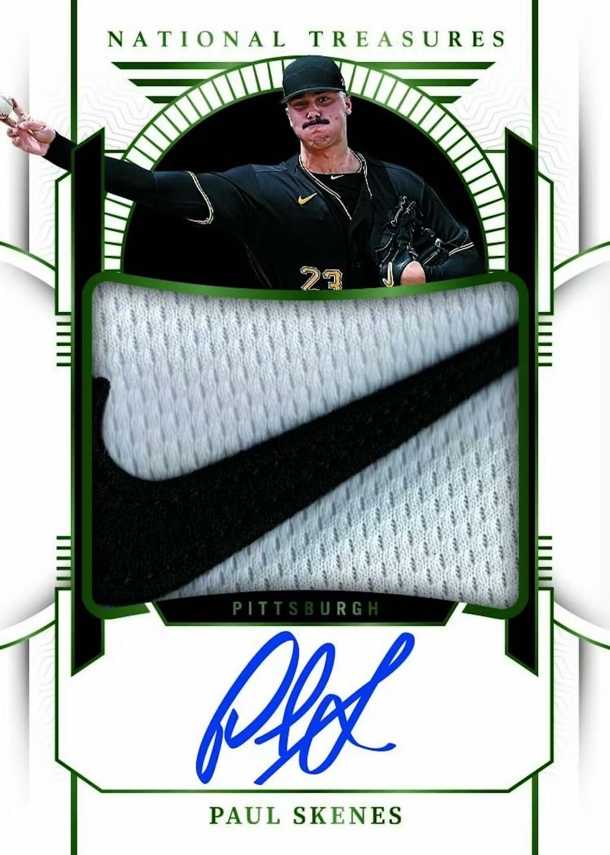 2024 Panini National Treasures Baseball Hobby Trading Card Box (Eight Autographs or Memorabilia Cards Per Box!