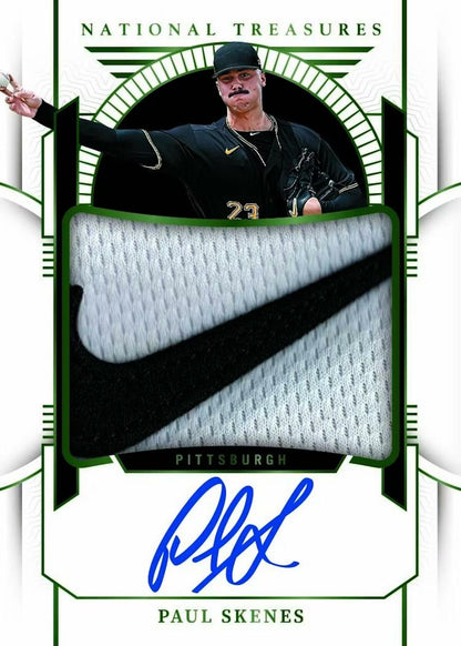 2024 Panini National Treasures Baseball Hobby Trading Card Box (Eight Autographs or Memorabilia Cards Per Box!