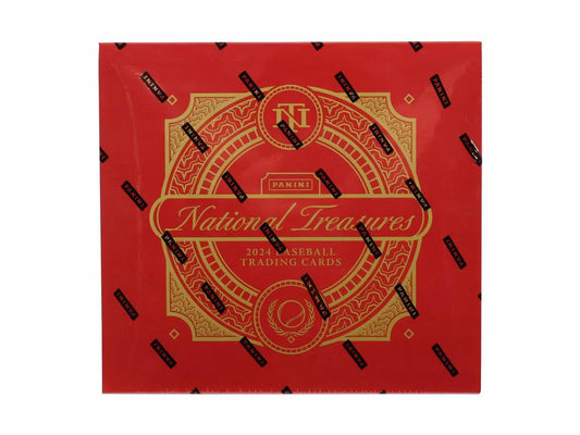 2024 Panini National Treasures Baseball Hobby Trading Card Box (Eight Autographs or Memorabilia Cards Per Box!