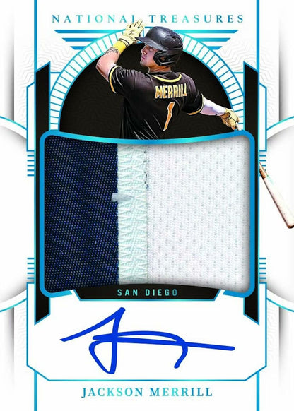 2024 Panini National Treasures Baseball Hobby Trading Card Box (Eight Autographs or Memorabilia Cards Per Box!