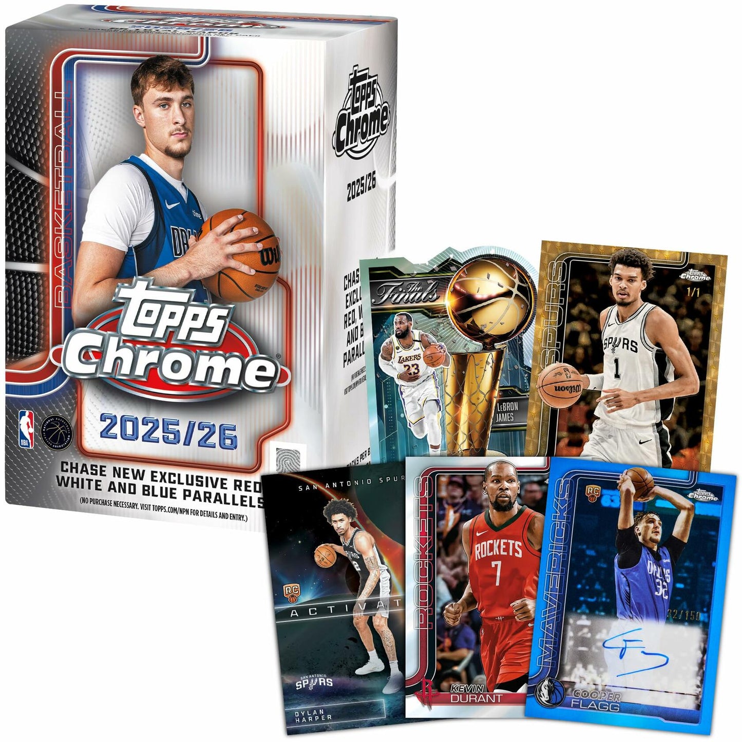 Topps 2025-26 Chrome Basketball - Factory Sealed - Value Box