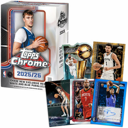 Topps 2025-26 Chrome Basketball - Factory Sealed - Value Box