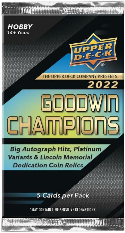 2022 Upper Deck Goodwin Champions Hobby Box