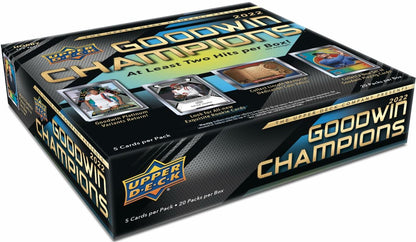 2022 Upper Deck Goodwin Champions Hobby Box