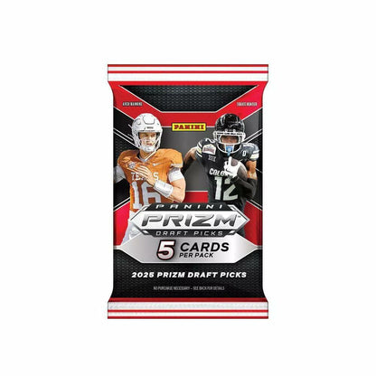 Panini 2025 Prizm Draft Picks Football Trading Card Blaster Box