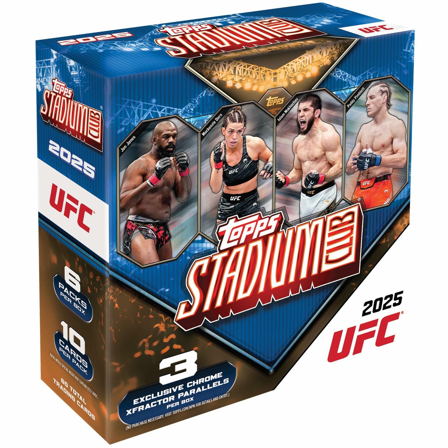 2025 Topps Stadium Club UFC - Factory Sealed - Mega Box