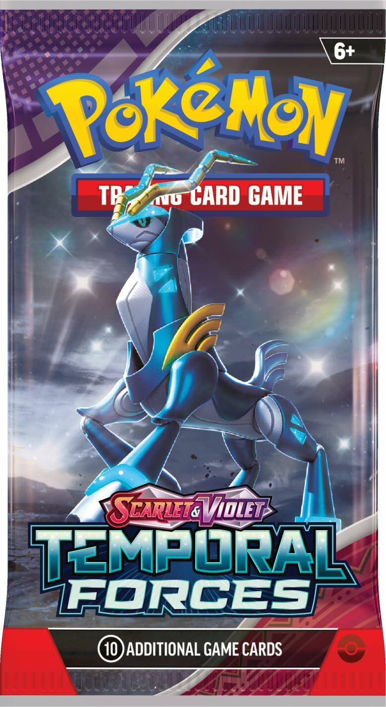 POKEMON TCG: SCARLET AND VIOLET: TEMPORAL FORCES: BOOSTER PACK - 10 Cards