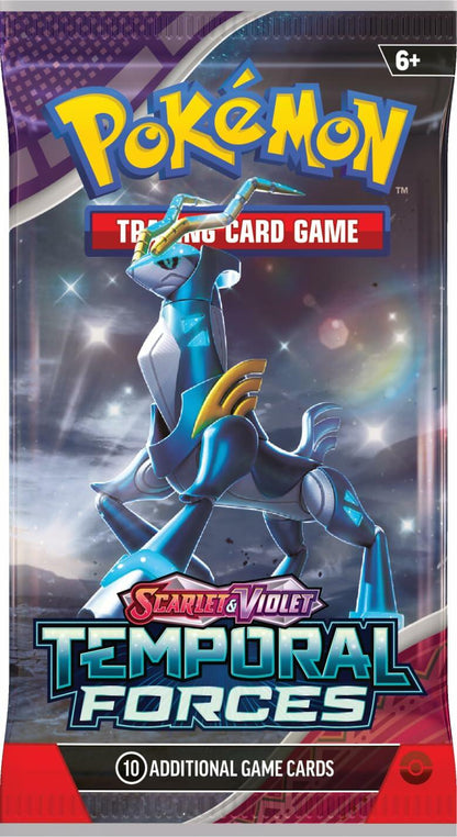 POKEMON TCG: SCARLET AND VIOLET: TEMPORAL FORCES: BOOSTER PACK - 10 Cards