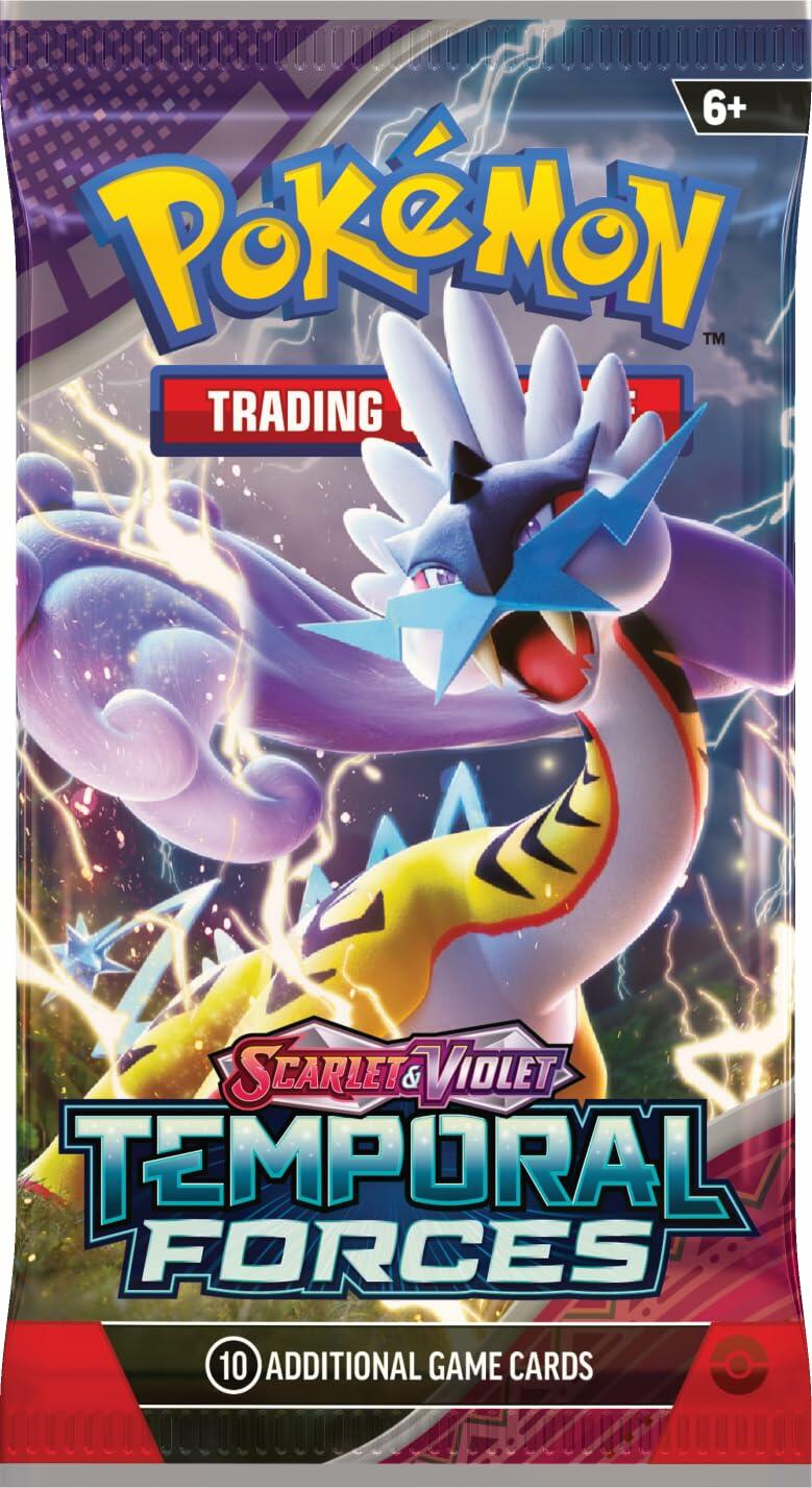 POKEMON TCG: SCARLET AND VIOLET: TEMPORAL FORCES: BOOSTER PACK - 10 Cards