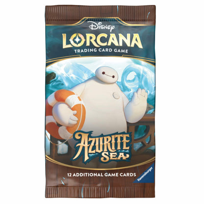 Ravensburger Disney Lorcana TCG: Azurite Sea Assorted Single Booster Pack (12 Cards) | Collectible Trading Cards | Ideal for Disney Fans & TCG Players | Suitable for Ages 8+
