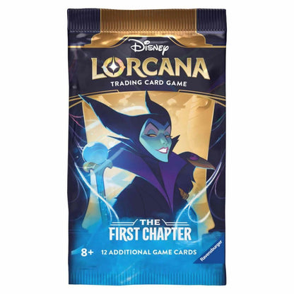 Ravensburger Disney Lorcana TCG: The First Chapter Assorted Single Booster Pack (12 Cards) | Collectible Trading Cards | Ideal for Disney Fans & TCG Players | Suitable for Ages 8+
