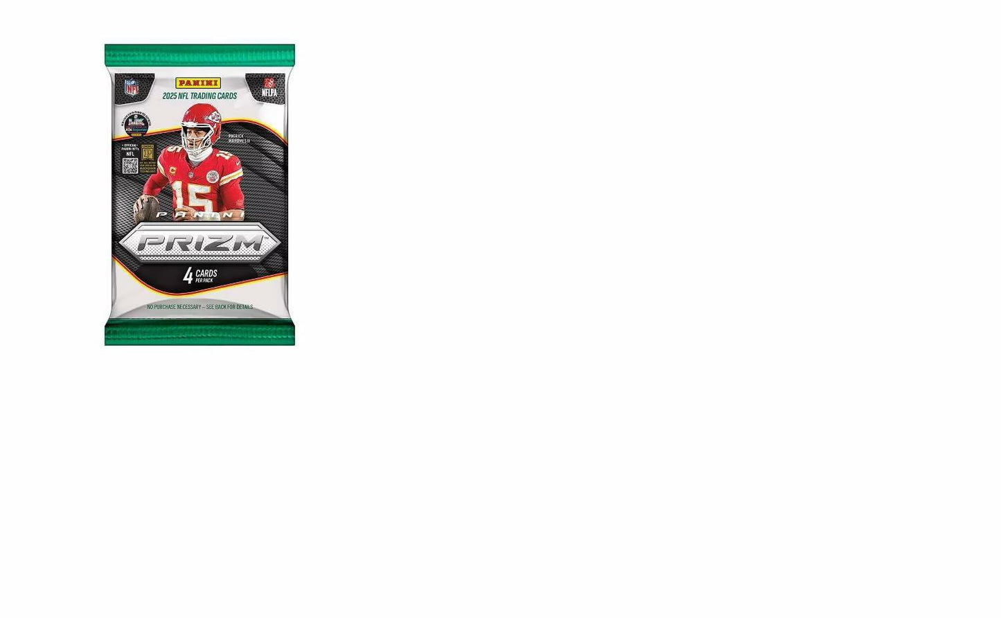2025 Panini NFL Prizm Football Trading Card Blaster Box (5 Blaster Exclusive Disco Prizms Per Box)