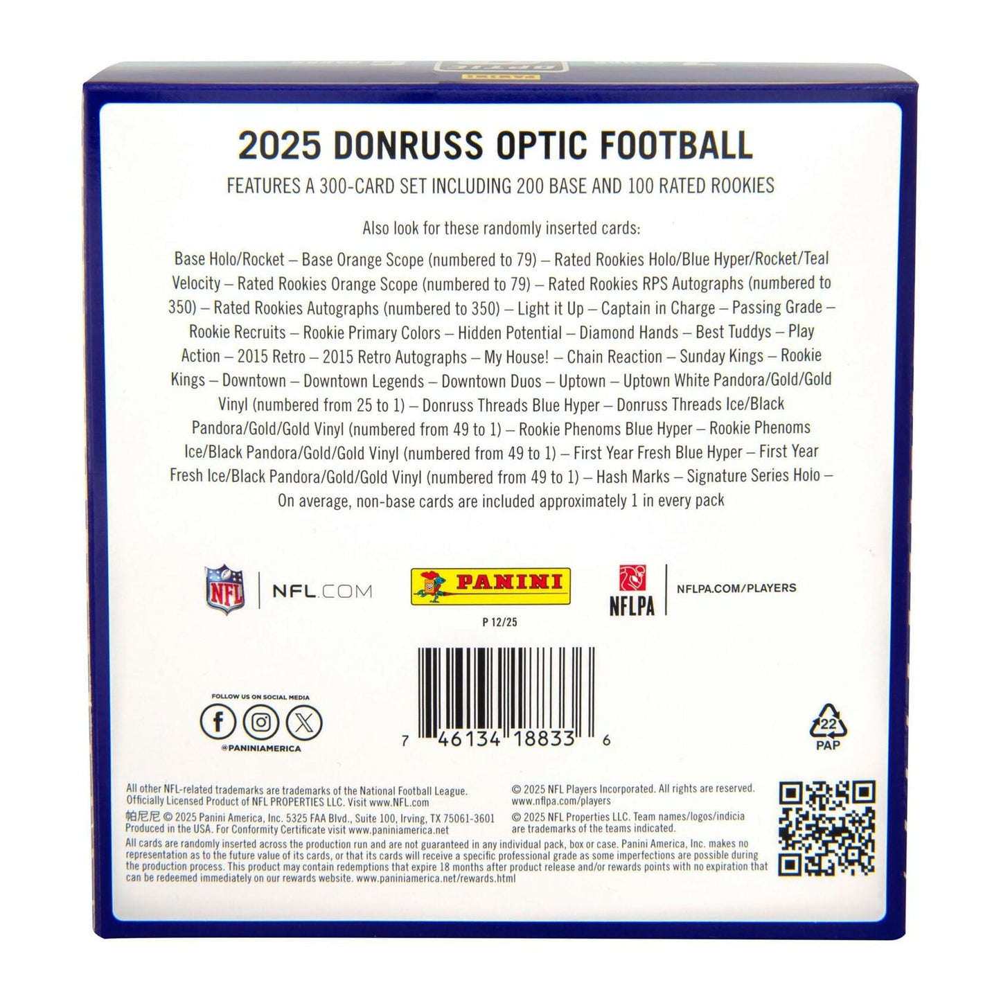 FB DONRUSS Optic (25-26) Mega Box