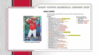 MLB 2026 TOPPS Series 1 Baseball MEGA Box