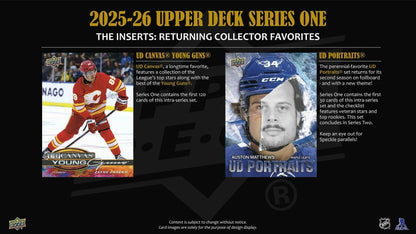 Upper Deck 2025-26 Series 1 Hockey Collector's Tin