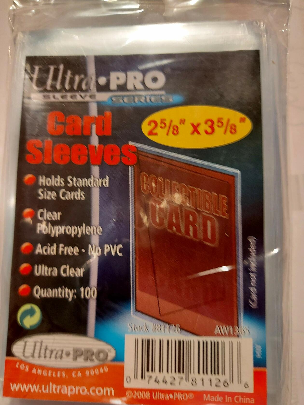 Ultra Pro ULP81126 2.5 x 3.5 in. Deck Protector Penny Sleeves, 100 Count
