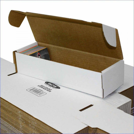 BCW 660 Count Trading Card Storage Box - 50ct | Cardboard Organizer for Baseball, Basketball, Football, TCG & CCG Cards | Card Game Storage & Protection | Assembly Required