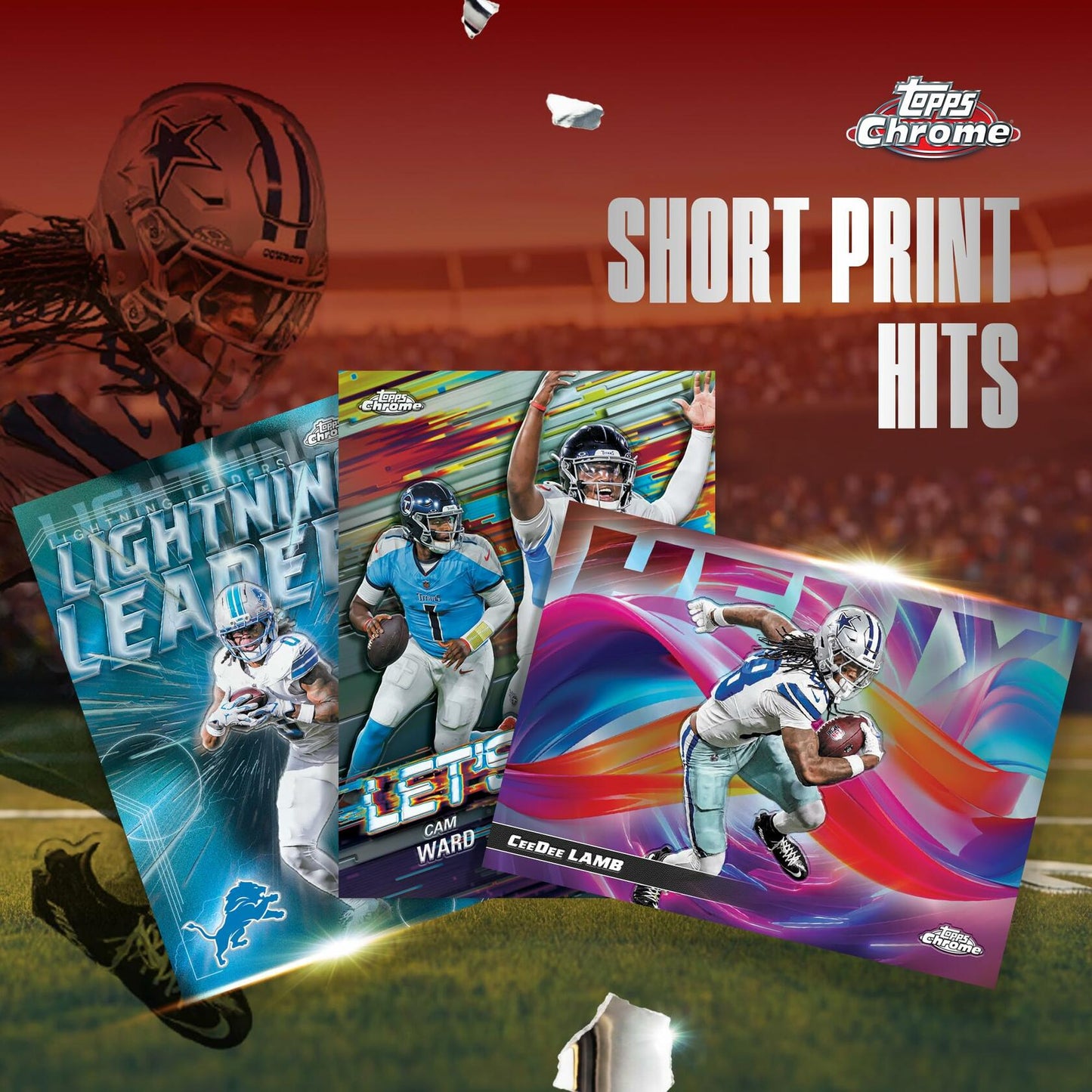 2025 Topps Chrome Football - Factory Sealed - Mega Box
