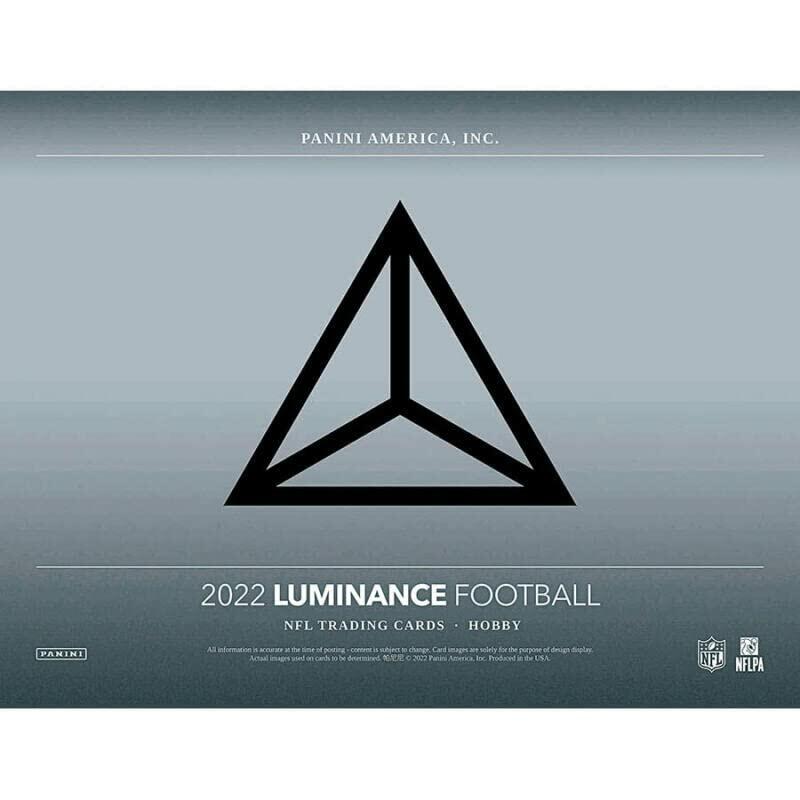 2022 Panini Luminance Football Hobby Box (4 Packs/10 Cards: 3 Autos)