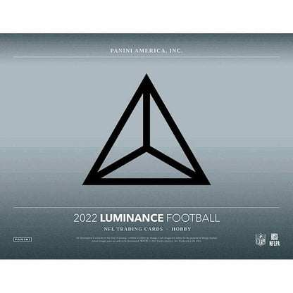 2022 Panini Luminance Football Hobby Box (4 Packs/10 Cards: 3 Autos)