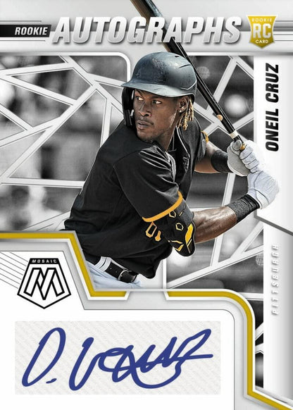2022 Panini Mosaic Baseball Hobby Box (10 Packs/15 Cards: 3 Autos)