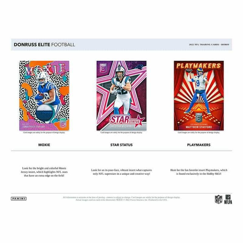2022 Panini Donruss Elite Football Hobby Box