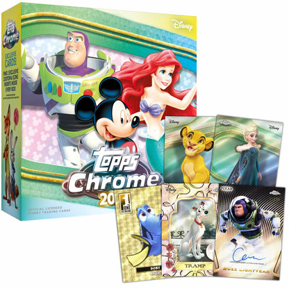 2025 Topps Chrome Disney - Factory Sealed - Mega Box
