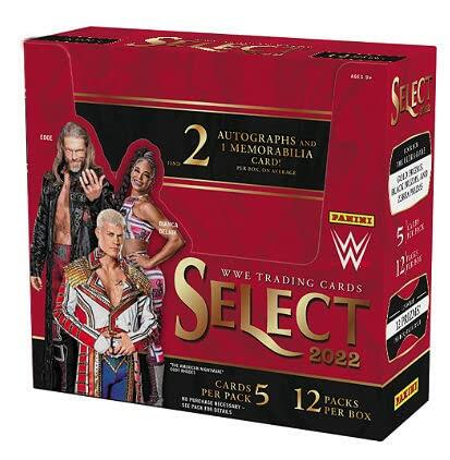 2022 Panini Select WWE Wrestling HOBBY box (12 pks/bx)