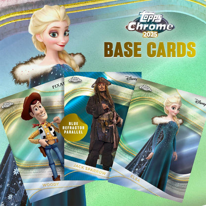 2025 Topps Chrome Disney - Factory Sealed - Mega Box