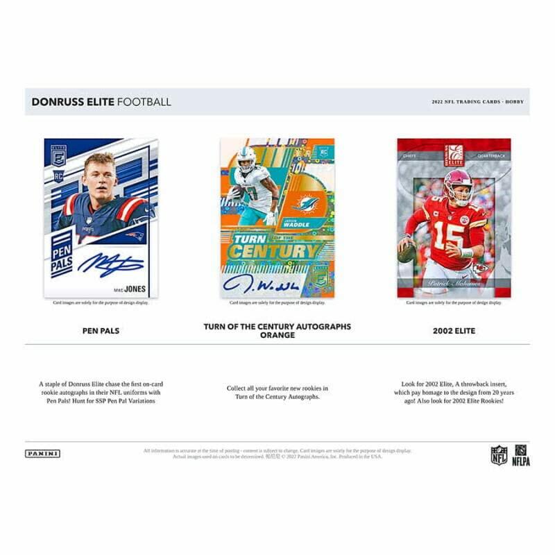 2022 Panini Donruss Elite Football Hobby Box