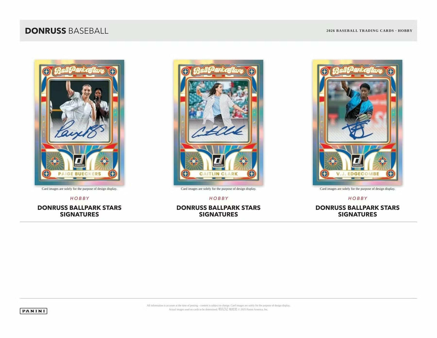 2026 Panini Donruss Baseball Hobby Box