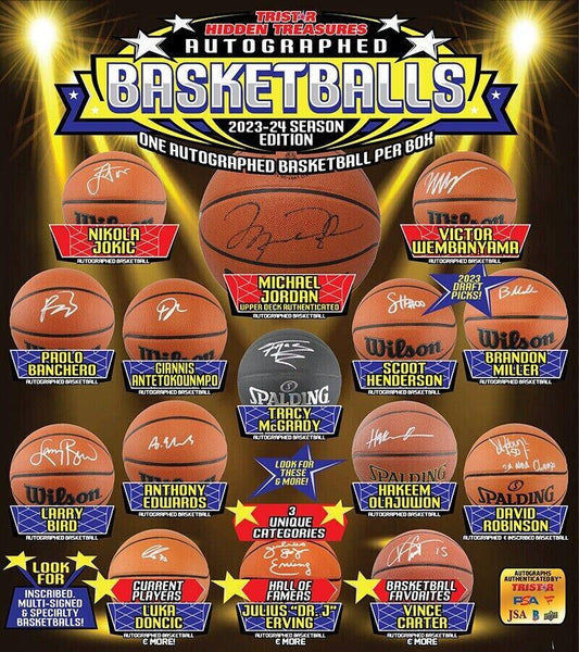 2023-24 Tristar Hidden Treasures Autographed Basketball