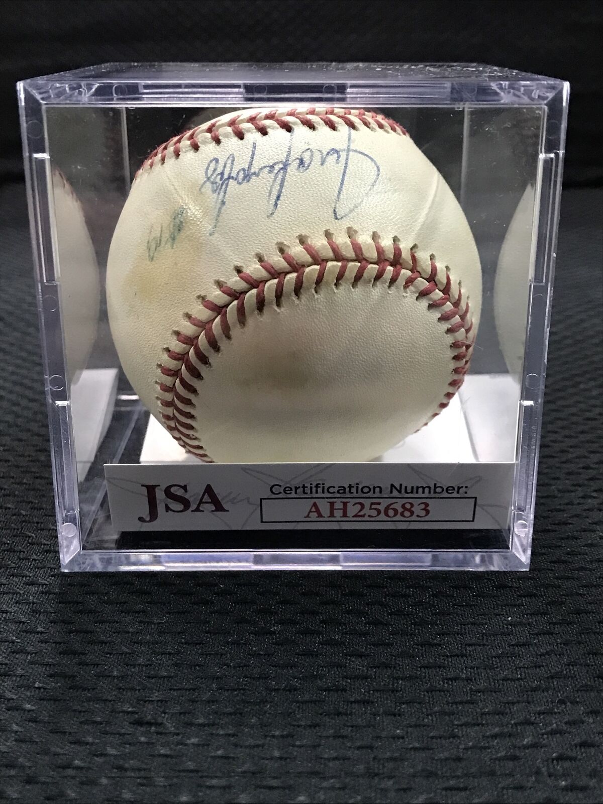 Juan Gonzalez Signed Baseball Rangers Rawlings Autographed Signature JSA COA