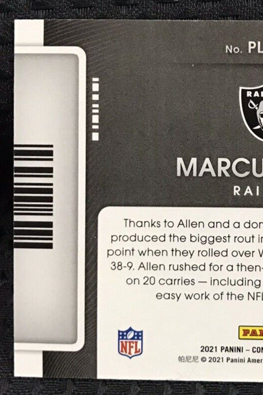 2021 Panini Contenders Marcus Allen Playoff Ticket Gold 22/25 Raiders USC