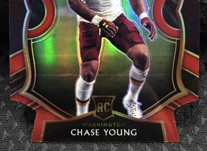 2020 Panini Select Chase Young RC #64 Concourse Die-Cut Red Prizm