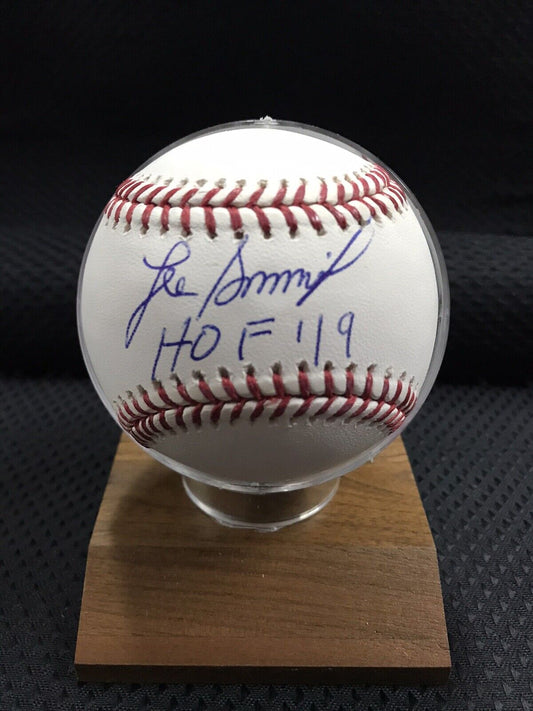 Lee Smith signed OML baseball w/ HOF 19 ** JSA COA**