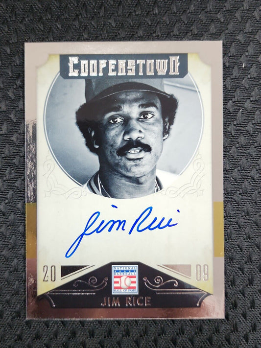 2015 Panini Cooperstown Jim Rice #23 Auto Card Boston Red Sox Signed HOF