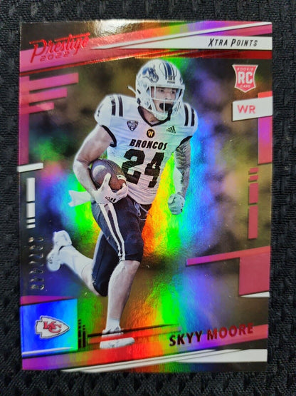 2022 Prestige Football Xtra Points Red RC #372 Skyy Moore  Chiefs /449 Panini