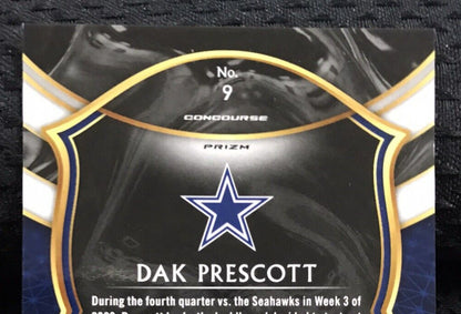 2020 Select Dak Prescott Concourse Level Pink Prizm #/10 SSP Cowboys