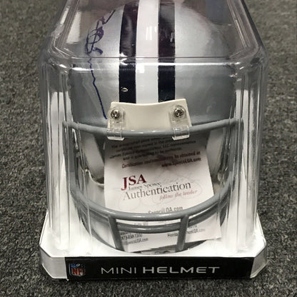Deion Sanders Autographed/Signed Dallas Cowboys Mini Helmet JSA COA